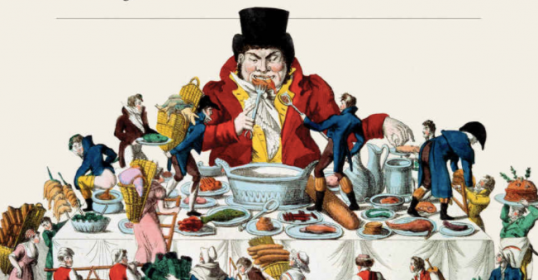 The cover of the book features a table full of people, capturing the essence of modern society.