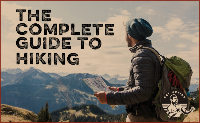 A man holding a map for hiking.