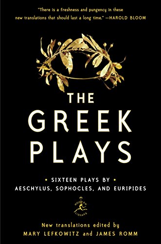 A book cover of "The Greek Plays" by Aeschylus, Sophocles, and Euripides.