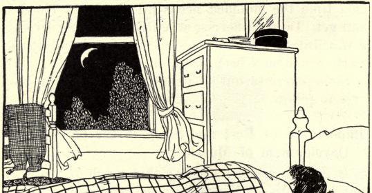 A man is sleeping in bed with a blanket on his head.