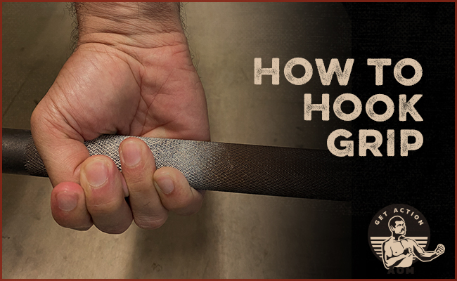 Barbell Hook grip Deadlift (male)