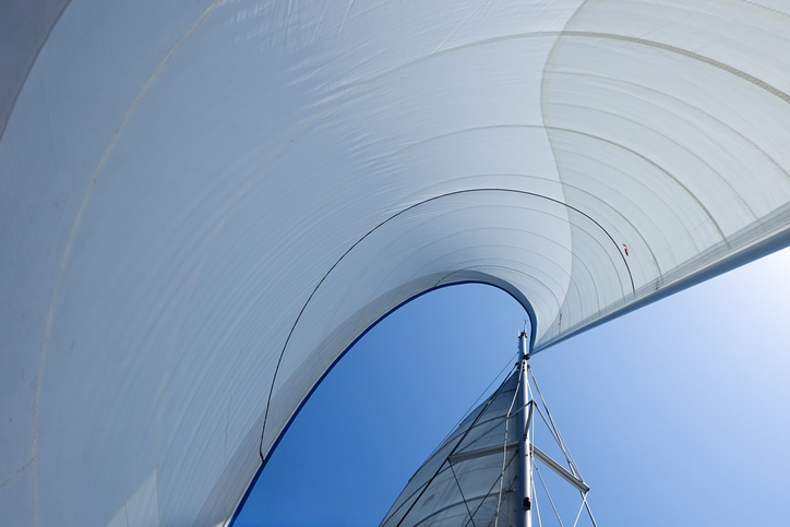 Wing attached to the top of the ship.