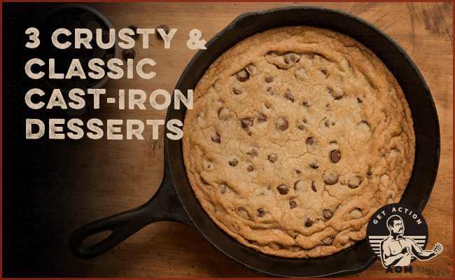 Half Brownie and Half Cookie, Includes Cast Iron Skillet