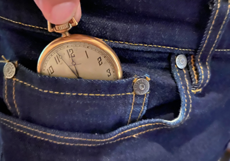 Pocket best sale watch pocket