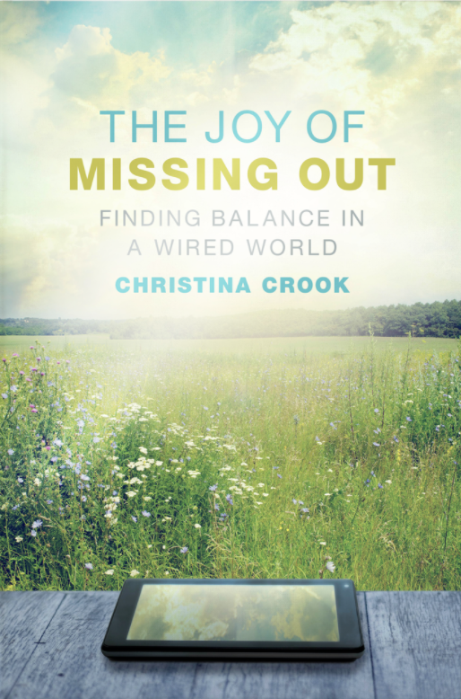 The book cover of Joy of Missing Out by Christine Crook.