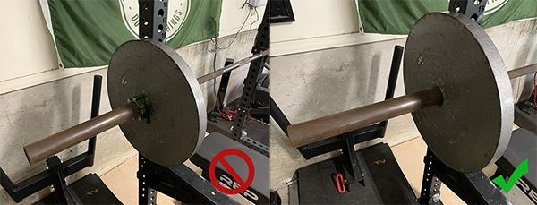 Barbell floor discount press without rack