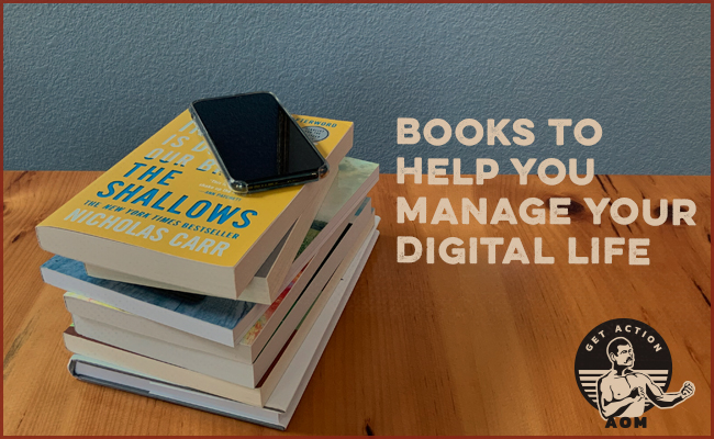 Collection of books how to manage your digital life.