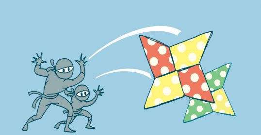 Cool Uncle Tricks ninja star ninja.