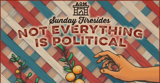 Sunday preview, not everything is political.