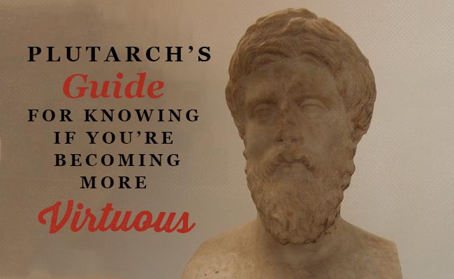 bust of Plutarch. 