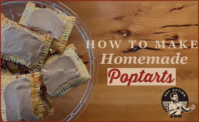 homemade pop tarts on platter. 