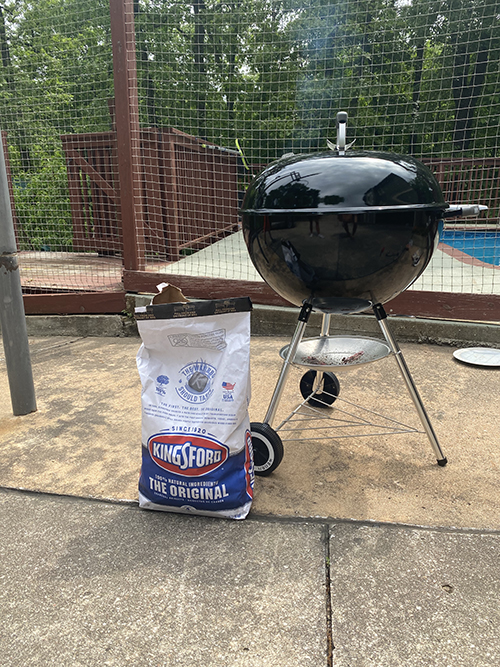 Starting a weber outlet charcoal grill