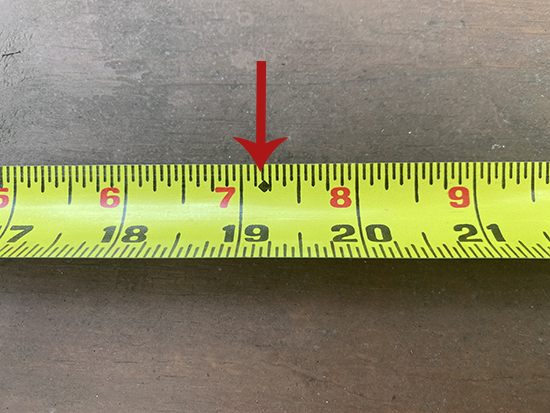 Take a soft tape measure, now wrap the tape measure around your finger