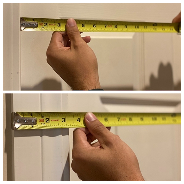 A Little Handy Tape Measure Rulers Carpenter Tool Blue Cotton Fabric