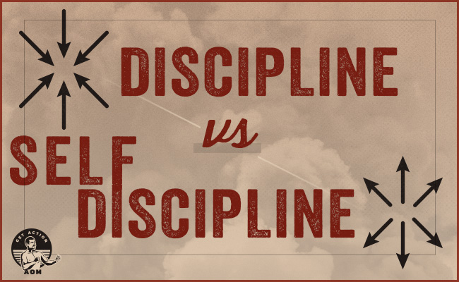 Comparison between discipline and self-discipline.