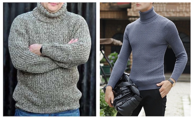 Men's pullovers: Show off your style in classic turtleneck