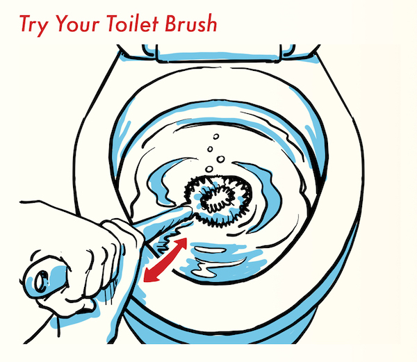 Clogged toilet? How to use a plunger and other things to try