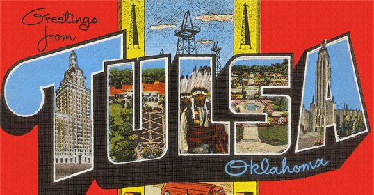 Postcard from Tulsa, Oklahoma.