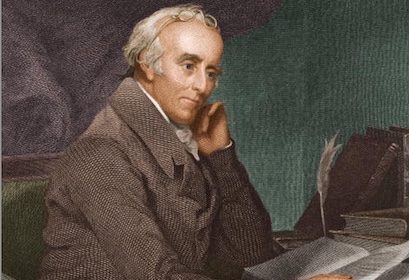 A portrait of a man reading a book, America's Forgotten Founding Father.