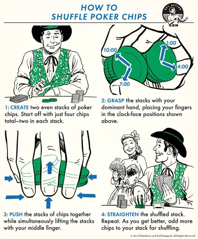 Learn How to Shuffle Power Chips Look Like a Pro at the Poker Table