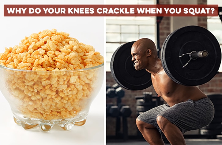 Knees cracking outlet squats