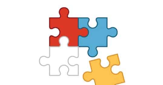 Four interlocking puzzle pieces in red, blue, white, and yellow colors provide insightful analysis on Podcast #917.