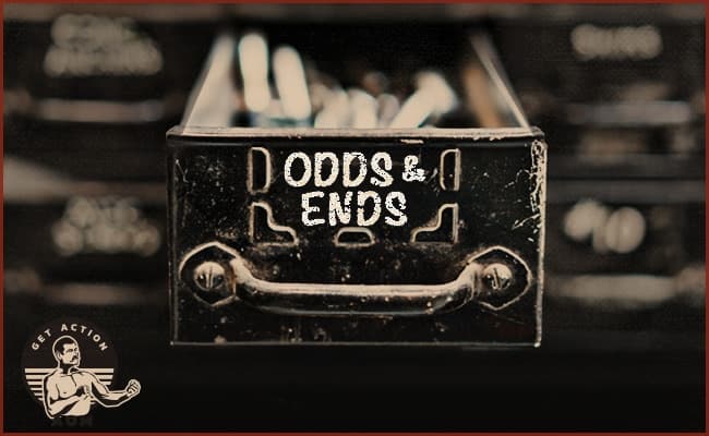 A close-up of a vintage metal box labeled "Odds & Ends" with a blurred background, dated May 2, 2024.
